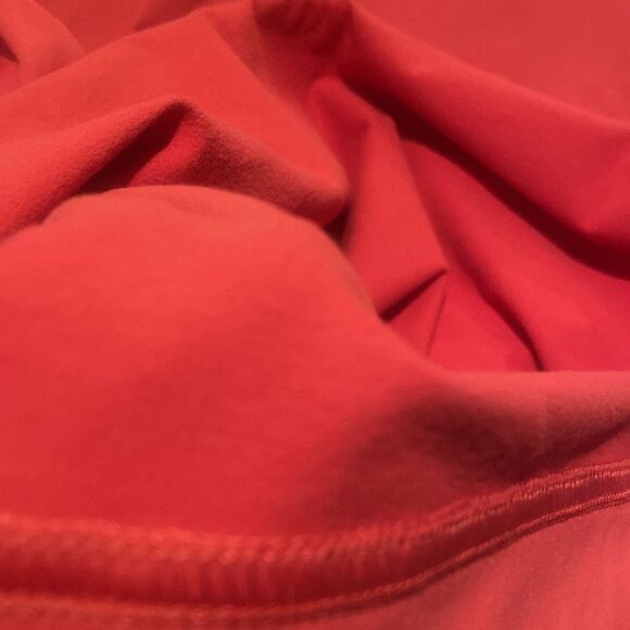 Peter Millar Men's Medium Forge Performance 1/4-Zip Pullover coral and navy - Picture 8 of 10